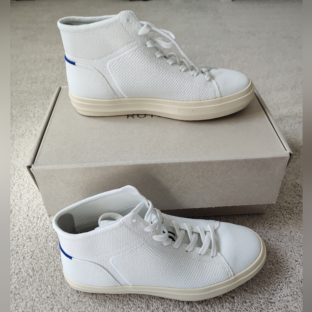 Rothys women's high top sneaker size 8 new condition